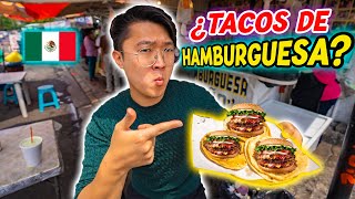 EN MÉXICO HACEN HASTA TACOS DE HAMBURGUESA