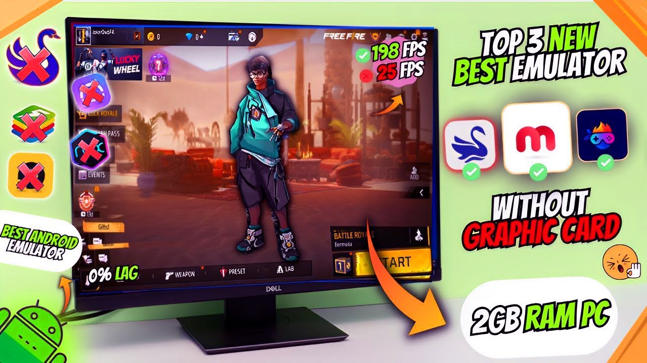 Top 3 New Emulators For Low End PC Free Fire | Best Android Emulator ...