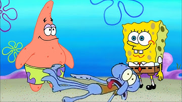Spongebob and Patrick kill Squidward
