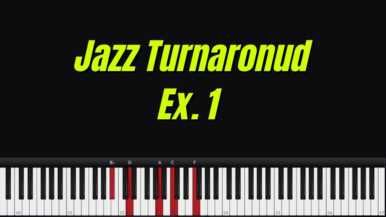 Jazz Turnaround 1 Youtube 