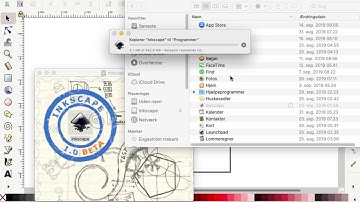 Installation af Inkscape 1.0 beta Mac