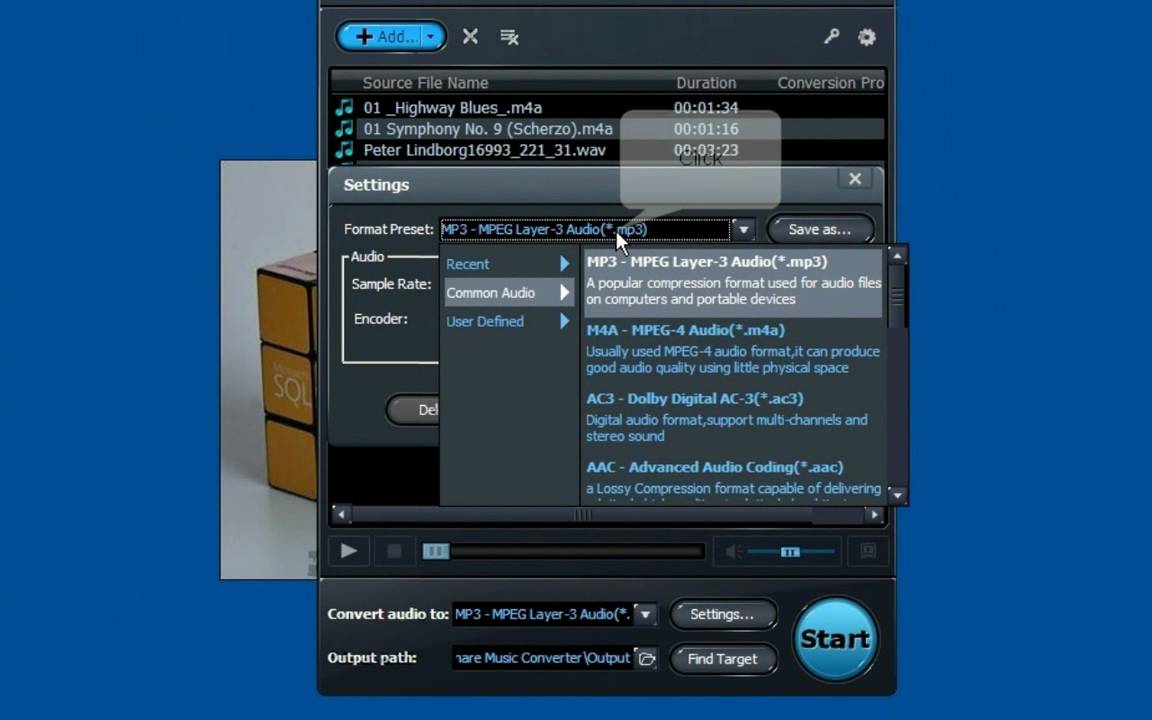 how to convert music file such as wav wma m4a to mp3 format mp4 what is m4a format