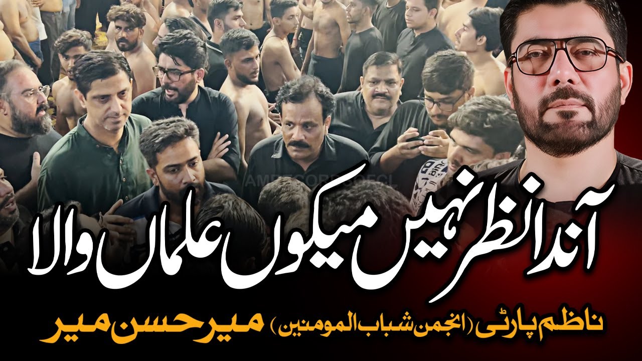 Aunda Nazar Ni Meku Alma Wala | Mir Hasan Mir | Nazim Party | AM Records | Ghazi Abbas Alamdar Noha