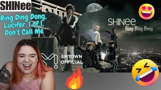 SHINee 'Ring Ding Dong' 'Lucifer' '1 of 1' & 'Don't Call Me' MV Reaction!