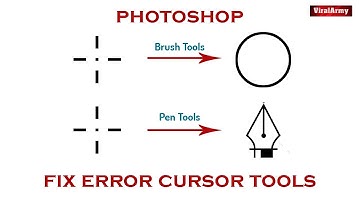 How to Fix Brush Tools Error (Cursor) in Photoshop