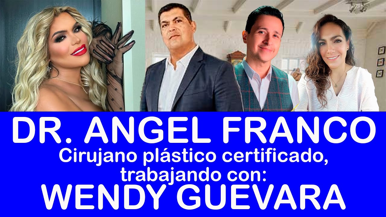 Dr. Angel Franco, cirujano plástico, trabajando con Wendy Guevara # ...