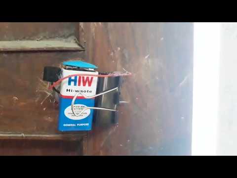 How to make Simple Security Door Alarm | For Home Use