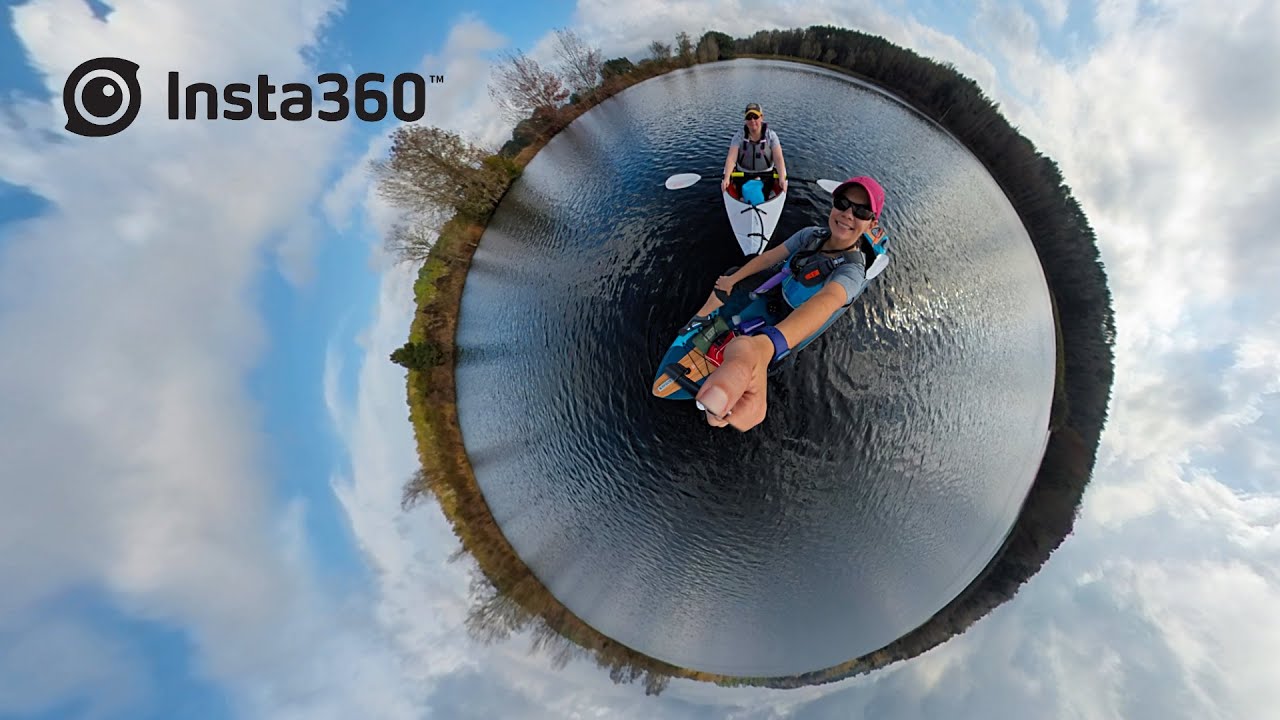 VR 360° View Kayaking Piney Z Lake in Florida