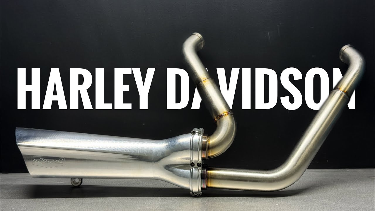 I Made A Custom Harley-Davidson Softail exhaust.