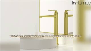 Truly top-notch design! A single image shows how to create a subtly luxurious look with a gold fauce