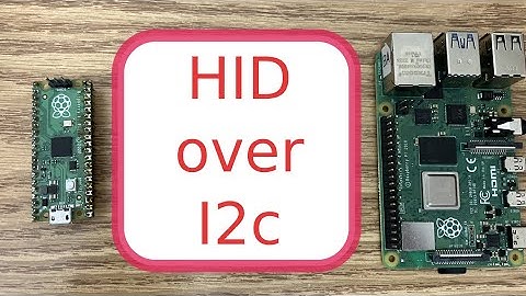 HID over I2C with a raspberry pi and a pico