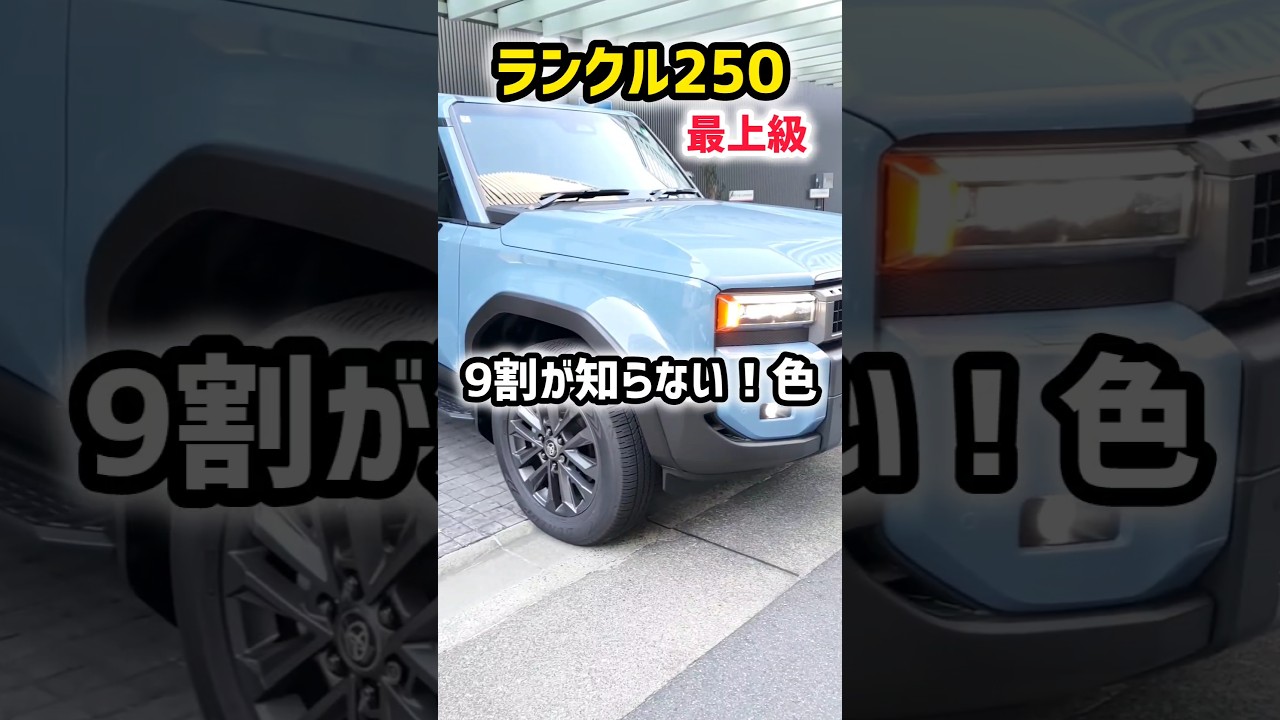 スモーキー　超高品質　バイーア　透明感　最高品質 90% of people don't know about this] The Land Cruiser 250's top-of