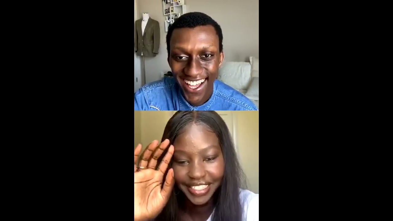 Models Alioune Fall & Aweng Chuol on Models.com Instagram Live