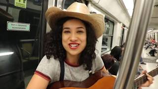 Flor Amargo "Hoy voy a cambiar" en el Metro chords