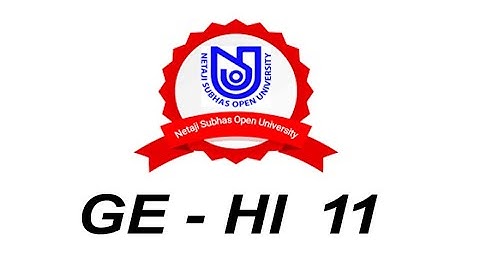 NSOU UG GE HI 11 Assignment Answer 2022 | GE HI 11 Assignment 2022 | MCQ Assignment Exam Answer ||