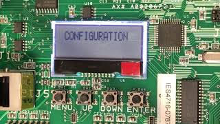 Hood Control Package Service Menus