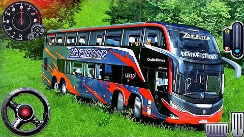 Offroad Coach Bus Driving 2025 - Real Uphill Bus Drive 3D Simulator - Android GamePlay #1