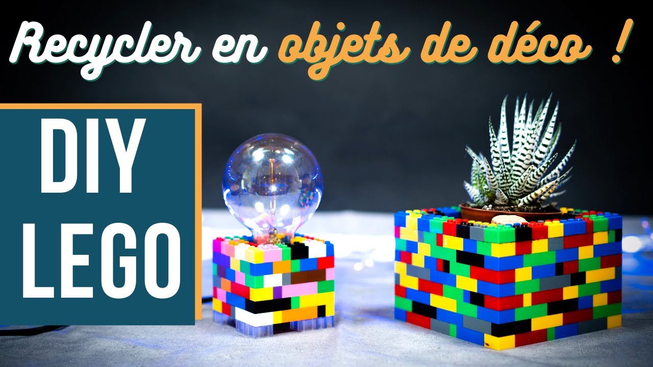 43 idées pour recycler vos Lego en objets de déco