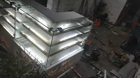 Corian sweet display counter