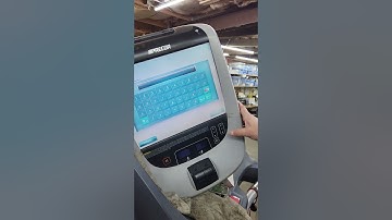 Precor P80 console touchscreen calibration