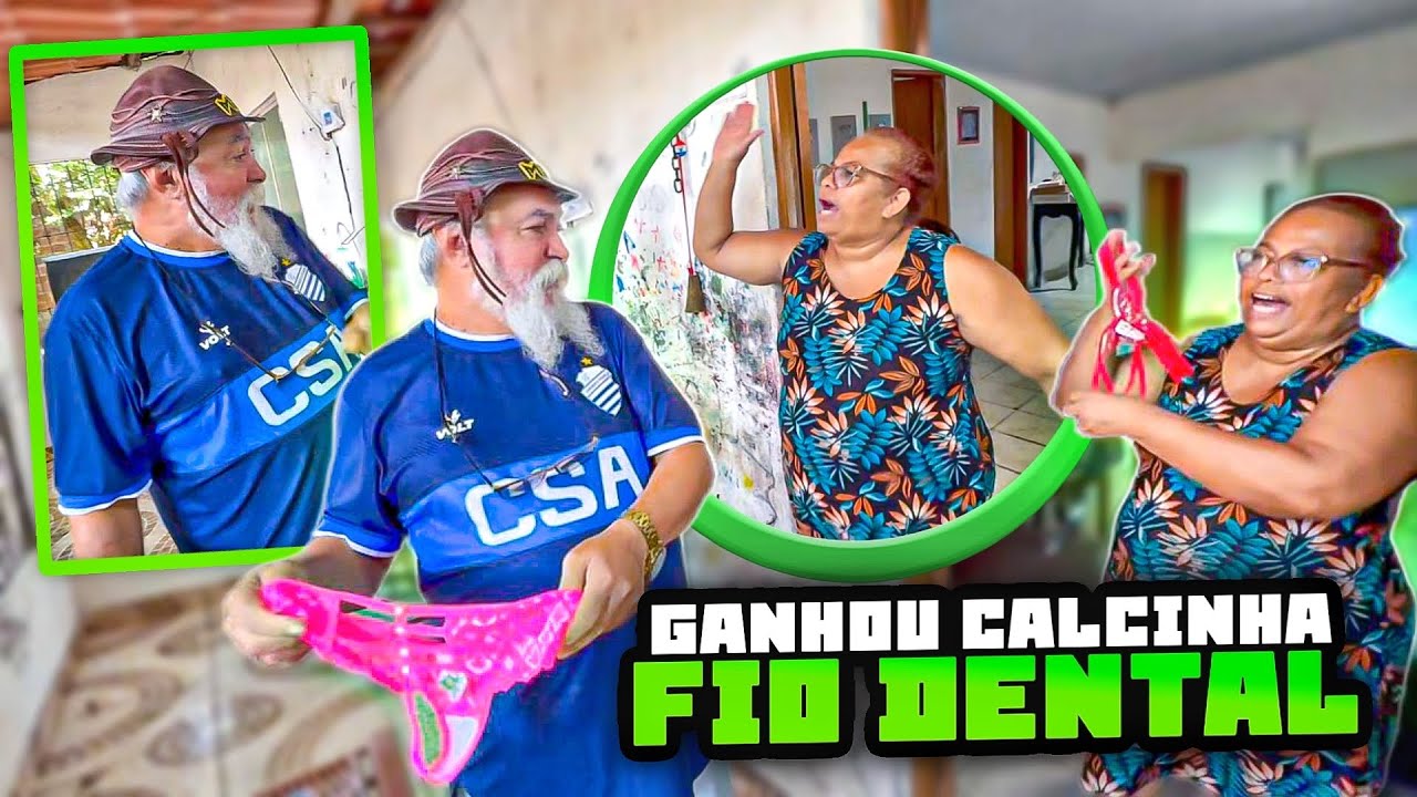 DONA ZAZA GANHOU UMA CALCINHA FIO DENTAL E O VEIO TA IRADO 😡 | RECEBIDOS DO LUIZ DO SOM