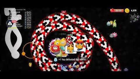Wormszone.io live stream biggest worms hunting part (89) || Android / ios gameplay Walkthrough