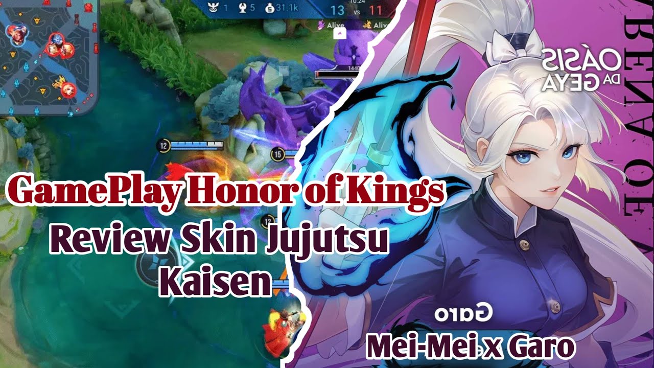🔴 GamePlay Honor of Kings - Skinn Garo x Mei-Mei Jujutsu Kaisen, Review Skin Honor of Kings!!