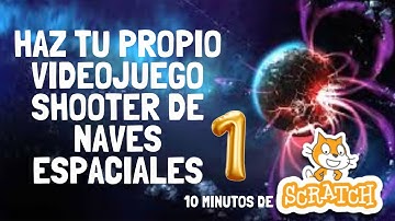 Programacion con SCRATCH 3.0.Videojuego shooter naves. Parte 1
