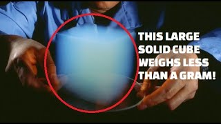 Aerogel One Of The Worlds Lightest Materials & It Has Strange Properties.