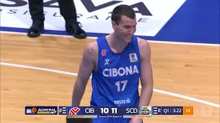 AdmiralBet ABA League 2023/24, R21 match: Cibona - SC Derby (5.3.2024)