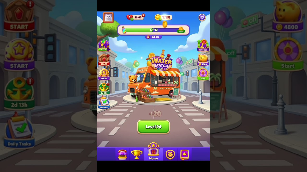 Water Match ASMR Level 91-92-93-94-95