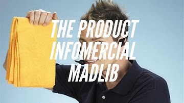 The Infomercial Madlib - How to create a fun, killer elevator pitch