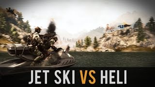 Jet Ski Vs Attack Heli - Only In Battlefield 4 (Dragon Valley 2015)