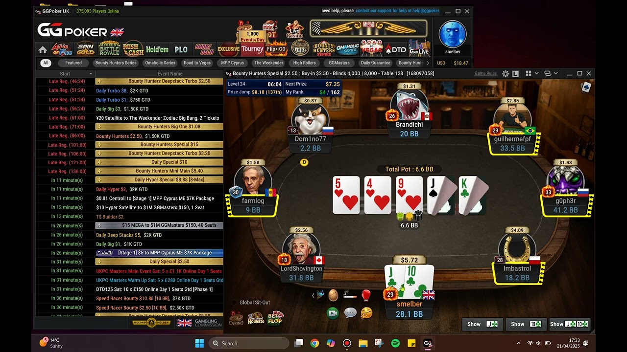 ITM standard setup elimination missed nut flush draw yet again fucking sabotage not variance