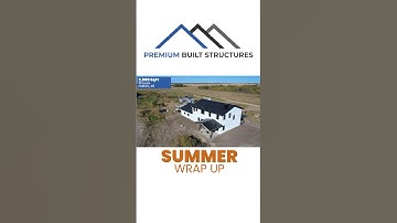 Our Post Frame Project Summer Wrap Up - Alberta, Canada. #construction #postframe #polebarn