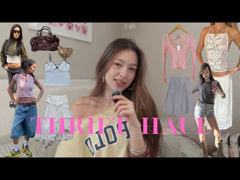 thrifted spring clothing haul + styling 🌷 thumbnail