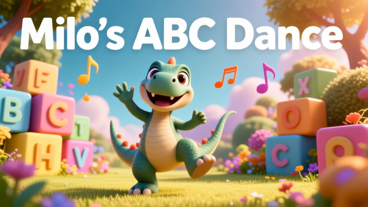 ABC Alphabet Song 🅰️🅱️ | Learn Letters with Milo 🦖 | Happy Milo Milo