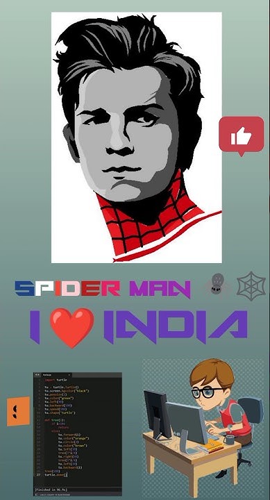 spider man python dizain code | how to python dizain spider man code # ...