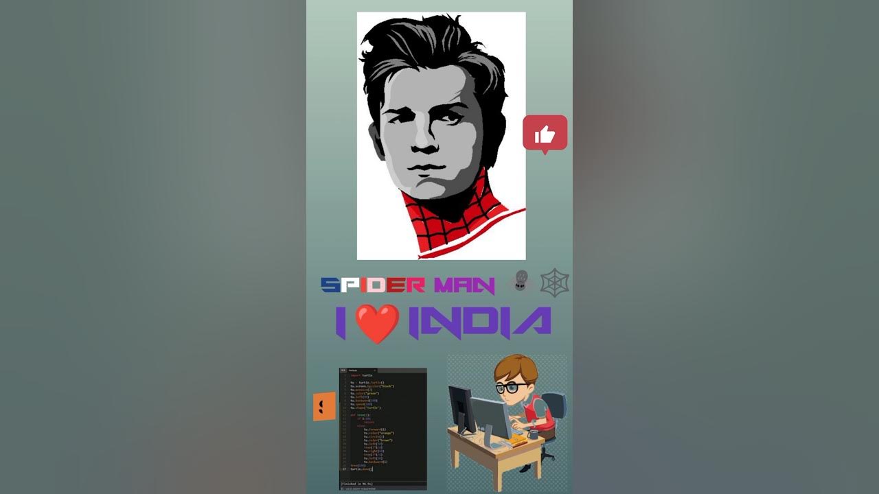 spider man python dizain code | how to python dizain spider man code # ...