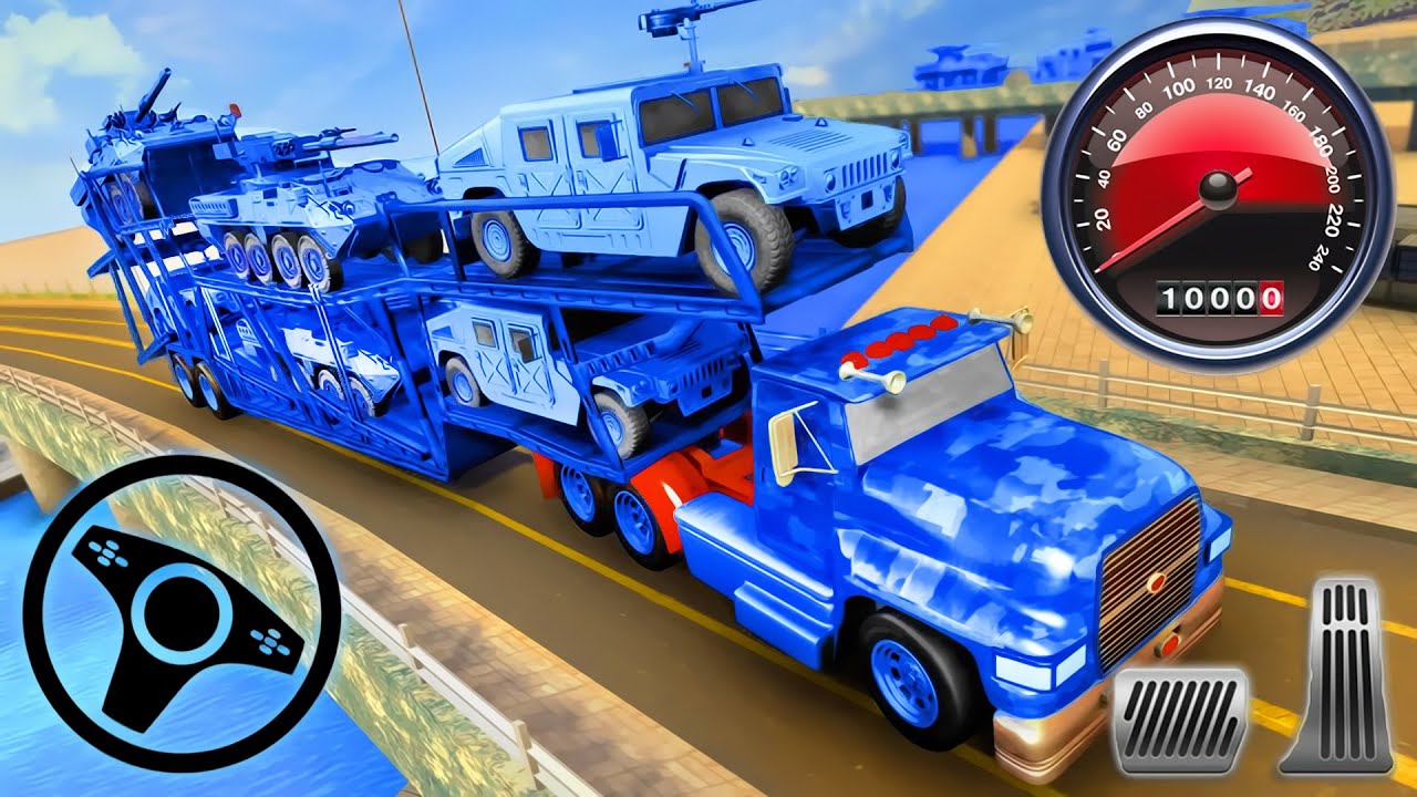Police Plane Transporter Truck Driving - Cruise Transport Games 3D | Android Gameplay