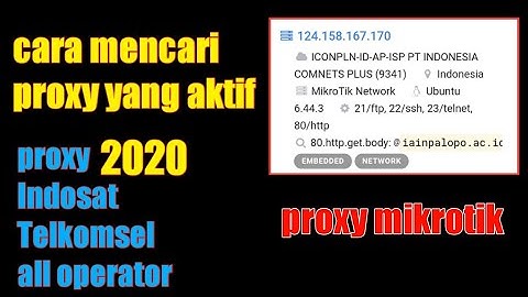 CARA MENCARI PROXY YANG AKTIF,BUAT KUOTA EDUKASI & ILMUPEDEIA. PROXY MIKROTIK DAN UNIVERSITAS