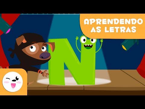 Aprenda a letra N com o ninja Nico | Abecedário para crianças