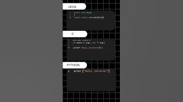 Java vs C vs Python: Which Language Should You Learn First? 🔥 #Shorts