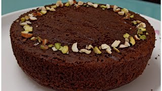 Chocolate Cake Only 3 Ingredients In Lock-down Without Egg, Oven, Maida | चॉकलेट केक बनाए 3 चीजो से|