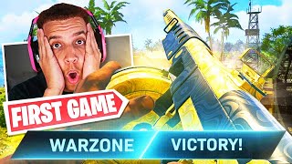 My FIRST GAME on Warzone Pacific Map! (NEW Caldera Gameplay)