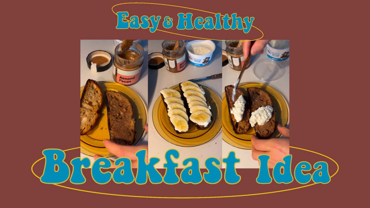 Breakfast idea | ABC toast recipe 생크림와플 맛이 나는 건강한 아침식사 - YouTube