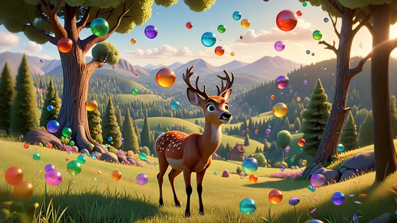 Three Rainbow Dragons Blow Glitter Fire | Magical Counting Song for Kids | Fantasy Nursery Rhyme