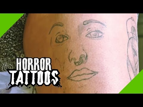 Eigenes Portät auf dem Bein: Schafft sie es durch die Tür? | Berlin (1/4) | Horror Tattoos | sixx