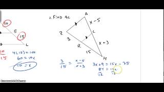 Similar Triangles and Parallel Lines Video