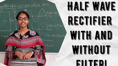 Half wave rectifier circuits|with and without filter|HWR|